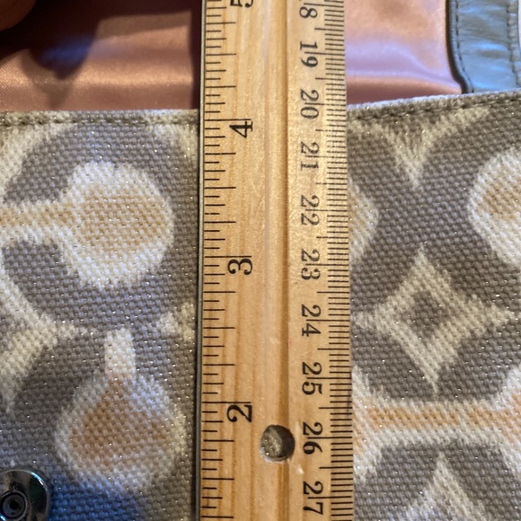 COACH Women's Kristin Wristlet Grey Signature Logo - Picture 12 of 12